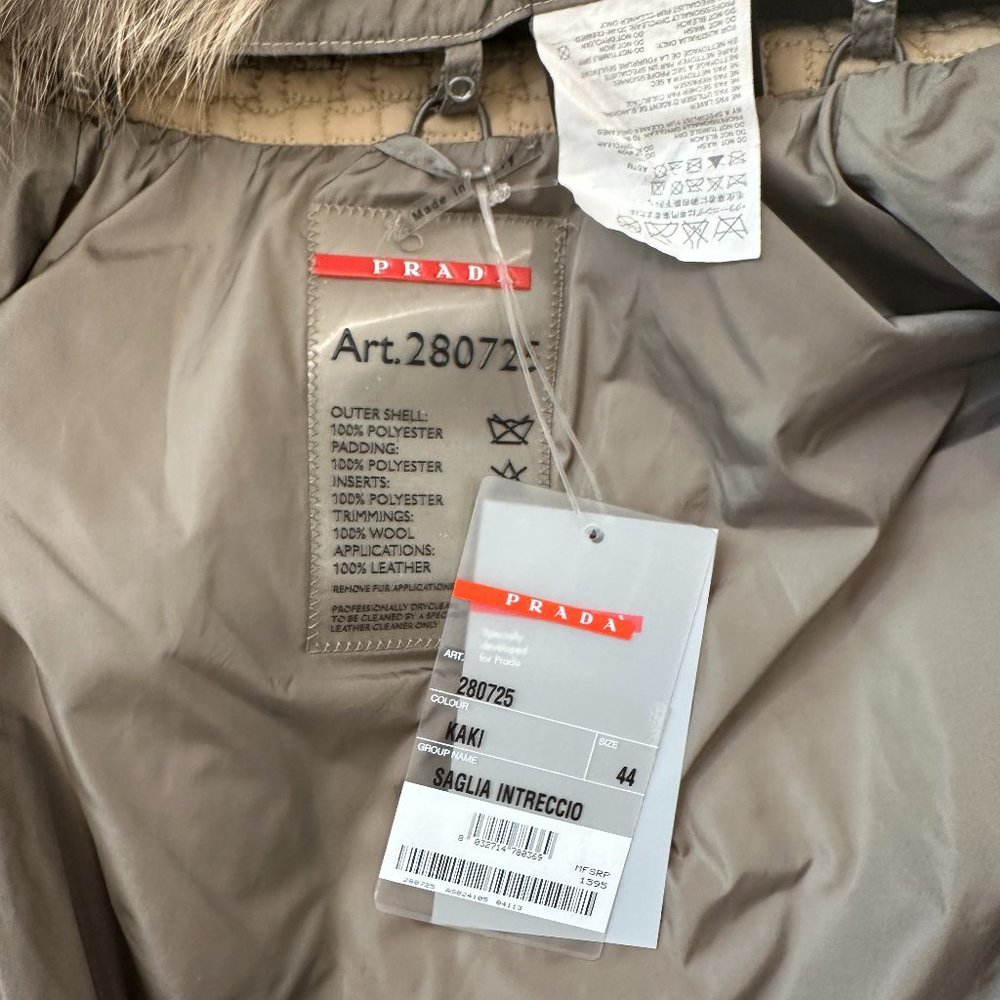 Prada Sports Jacket w/Fur - Picture 8 of 13